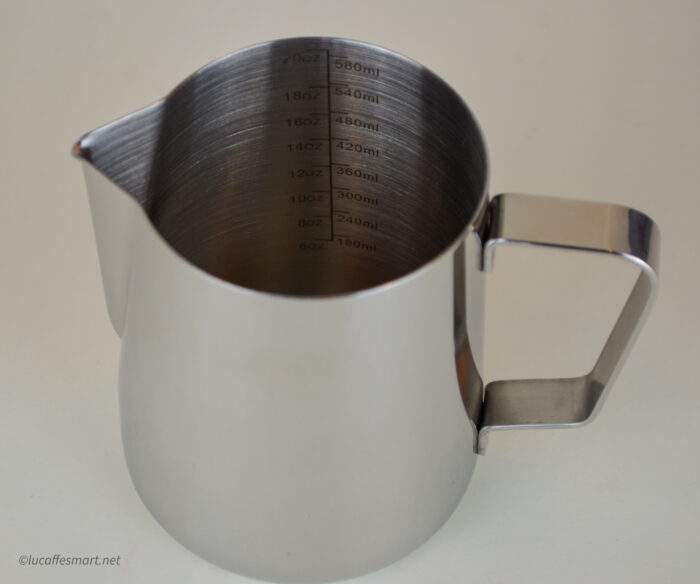 20 oz. Stainless Steel Frothing Pitcher - Image 3